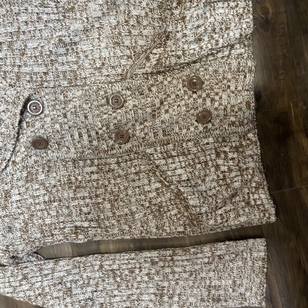 Chunky Knit Light Brown Sweater - Picture 6 of 7